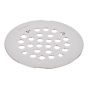 Couvre-drain de douche, chrome, 4-1/4 po de diamètre