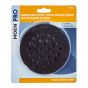 Couvre-drain de douche, noir mat, 4-1/4 po de diamètre