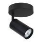 Flushmount – 1 Light – Flarym - Black - 12 cm x 12 cm