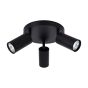 Flushmount – 3 Bulbs – Flarym – Black - 23 cm x 12,5 cm