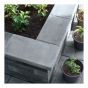 Slab – Versa – Charcoal - 19 1/4'' x 8 1/2'' x 2''