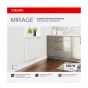 Convecteur électronique Mirage avec thermostat, 500 W