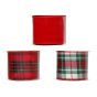 Christmas Fabric Ribbon - Wire Edge - 2.74 m - Assorted