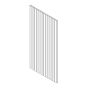 Acoustic panel - 24" x 95" - White oak - 2/Pkg