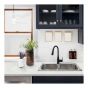 Laminate Countertop - 72.8" x 25" - White Marble Finish