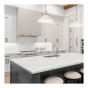 Laminate Countertop - 72.8" x 25" - White Marble Finish