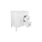 Meuble-lavabo Makala, 30", fini blanc mat