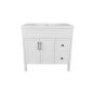 Meuble-lavabo Makala, 36", fini blanc mat