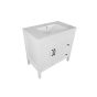Meuble-lavabo Makala, 36", fini blanc mat