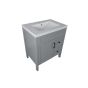 Meuble-lavabo Makala, 30", fini gris mat