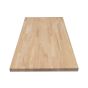 Comptoir en bois hévéa, 96" x 25,5" x 1,5", bois naturel