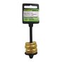 Pipe to Hose Connector, Male & Female, Brass, 1/2-in
