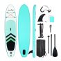 Inflatable Paddleboard - 126" x 30" x 6" - Mint/White