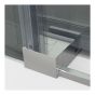 Inspiration Sliding Shower Door - 48" - Clear Glass - Chrome Frame