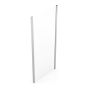 Inspiration Shower Side Panel – 36" x 78.5" – Silver