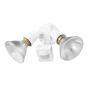 Motion-Activated Security Light – 2 Lamps – Matte White