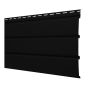 Atika Vinyl Soffit - T4 Plain - 150" x 12" - Black