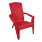 Chaise Adirondack, rouge explosion