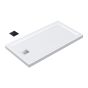 Base de douche Sedna, profil bas, 60" x 32", blanc