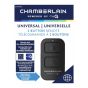 Universal Garage Door Remote - 2 Buttons - Black