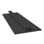Moulure à joint plat, aluminium, noir mat
