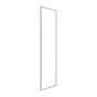Varuna Frameless Shower Side Panel - 32" X 78" - Chrome Finish