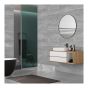 Tuile en porcelaine pour plancher et mur, 12" x 24", gris