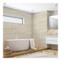 Tuile de porcelaine,12" x 24", beige mat