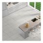 Tuile de porcelaine Meria, 12" x 24", gris mat