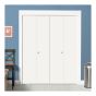 Bifold Hardboard Interior Door - 28" x 80" - White