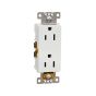 Tamper-Resistant Duplex Outlet - 15A - 125V - Matte White