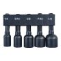 Nut Driver Bit Set - 1/4" to 1/2" - 5-Piece