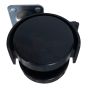 Roulette double avec frein, 2", capacité 35kg
