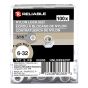 Écrous de blocage hexagonaux, 6-32, insert en nylon, 100/pqt