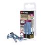 TEK Metal Screw - #10 x 2" - Self-Drilling - Zinc Plated - 5/Pkg