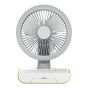 Ventilateur de table USB, 6", 5 vitesses, éclairage DEL