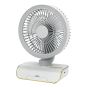 Ventilateur de table USB, 6", 5 vitesses, éclairage DEL