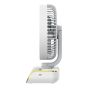 Ventilateur de table USB, 6", 5 vitesses, éclairage DEL