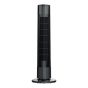Ventilateur tour à télécommande, 29", 3 vitesses, noir
