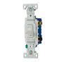 Interrupteur à bascule, unipolaire, 15A, 120V, blanc