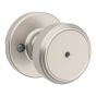 Maven Privacy Door Knob - Satin Nickel Finish