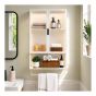 Medicine Cabinet with Towel Bar - 19 3/4" x 31 1/2" - White