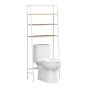Étagère de salle de bain, 26" x 61 3/4" x 11", blanche