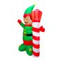 Inflatable Elf Lightpost - North Pole - 7'