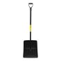 Snow Shovel - 13.9" Poly Blade - Steel Handle - D-Grip