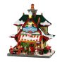 Christmas Village Ice Cream Parlor - Lighted - Battery 4.5V