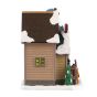 Lighted Winter Sports Shop Village Figurine