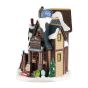 Lighted Winter Sports Shop Village Figurine