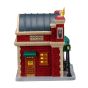 Christmas Village - Taxi Company Building - Lighted