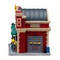 Christmas Village - Taxi Company Building - Lighted